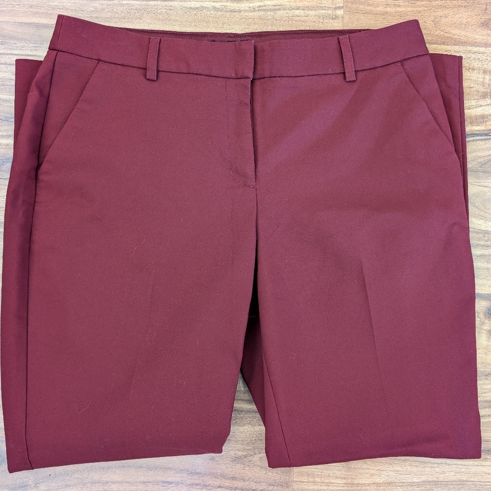 Express Women's Burgundy Skinny Pants